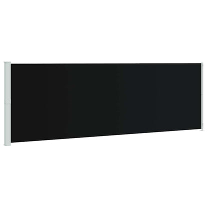 Seitenmarkise Ausziehbar 200x600 cm Schwarz