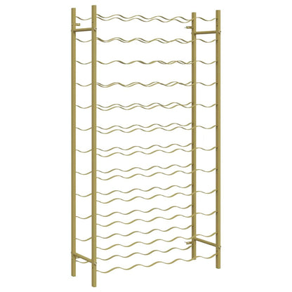 Weinregal für 72 Flaschen Golden Metall