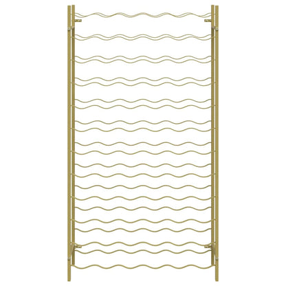 Weinregal für 72 Flaschen Golden Metall