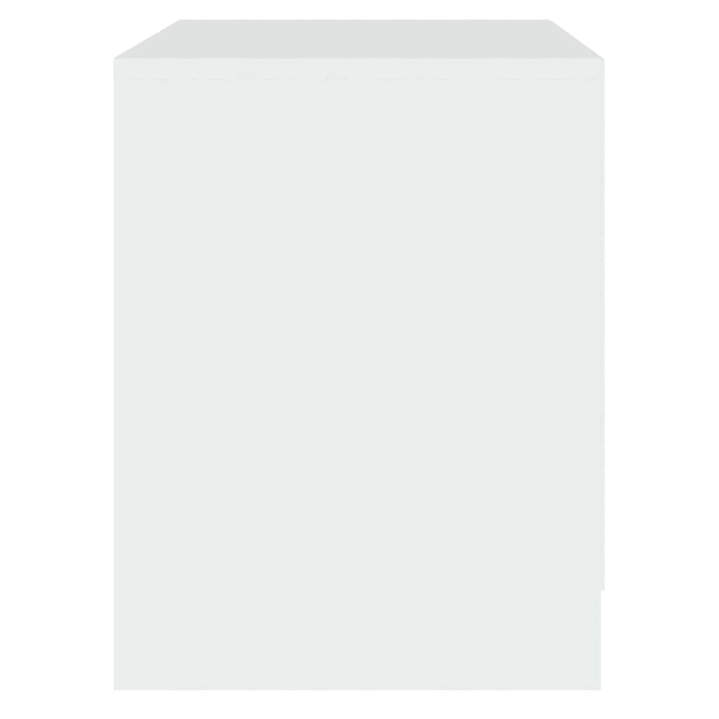 Nachttisch Weiß 45x34,5x44,5 cm Holzwerkstoff