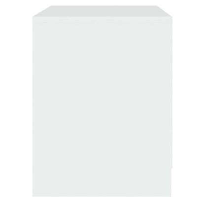 Nachttisch Weiß 45x34,5x44,5 cm Holzwerkstoff