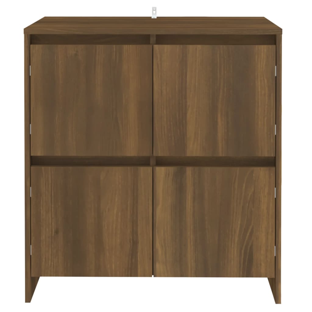 Sideboard Braun Eichen-Optik 70x41x75 cm Holzwerkstoff
