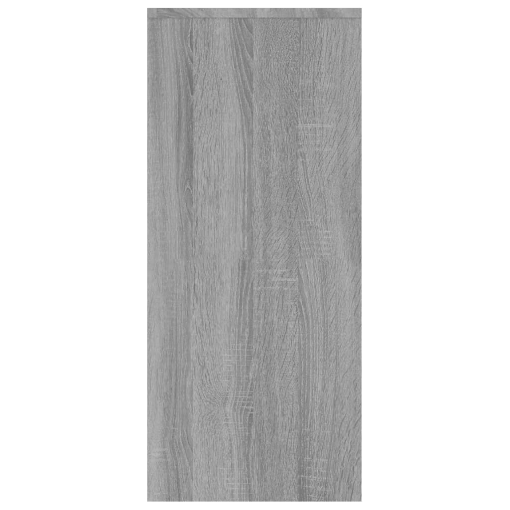 Sideboard Grau Sonoma 102x33x75 cm Holzwerkstoff