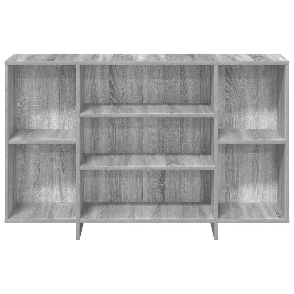 Sideboard Grau Sonoma 120x30x75 cm Holzwerkstoff