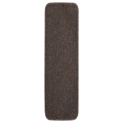 Antirutsch Stufenmatten 15 Stk. 75x20 cm Braun Rechteckig