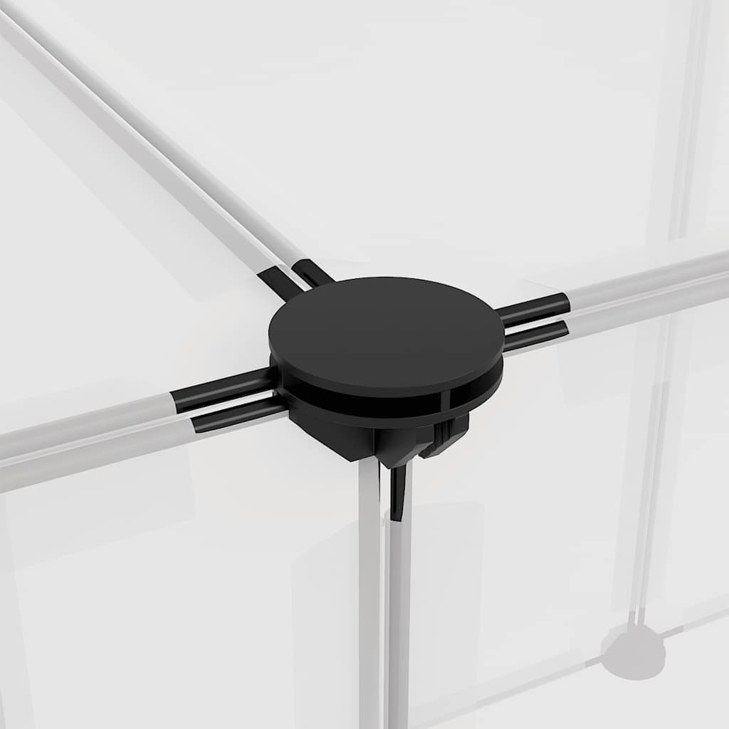 Kleintierkäfig Transparent 143x107x93 cm PP und Stahl