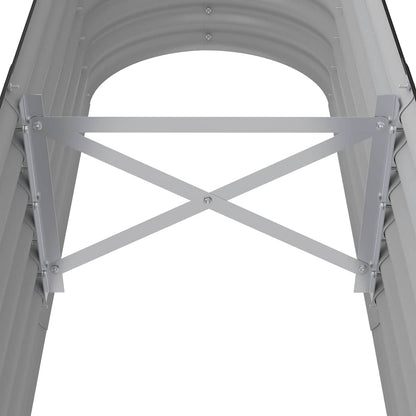 Hochbeet Verzinkter Stahl 152x40x36 cm Anthrazit