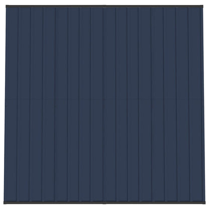 Outdoor-Hundezwinger mit Dach Stahl 3,69 m²