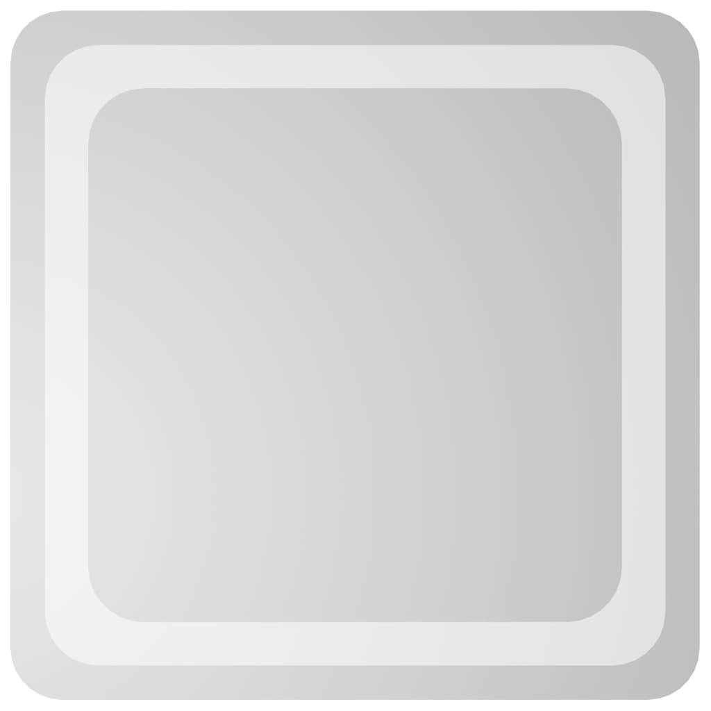 LED-Badspiegel 40x40 cm