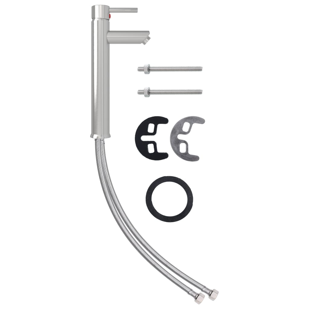 Badezimmer Waschbecken mit Wasserhahn und Ablaufgarnitur Gold