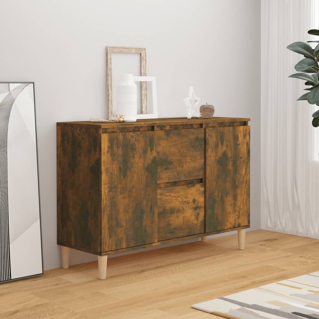Sideboard Räuchereiche 103,5x35x70 cm Holzwerkstoff