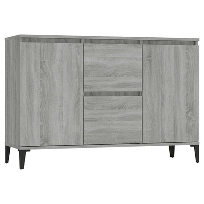 Sideboard Grau Sonoma 102x35x70 cm Holzwerkstoff