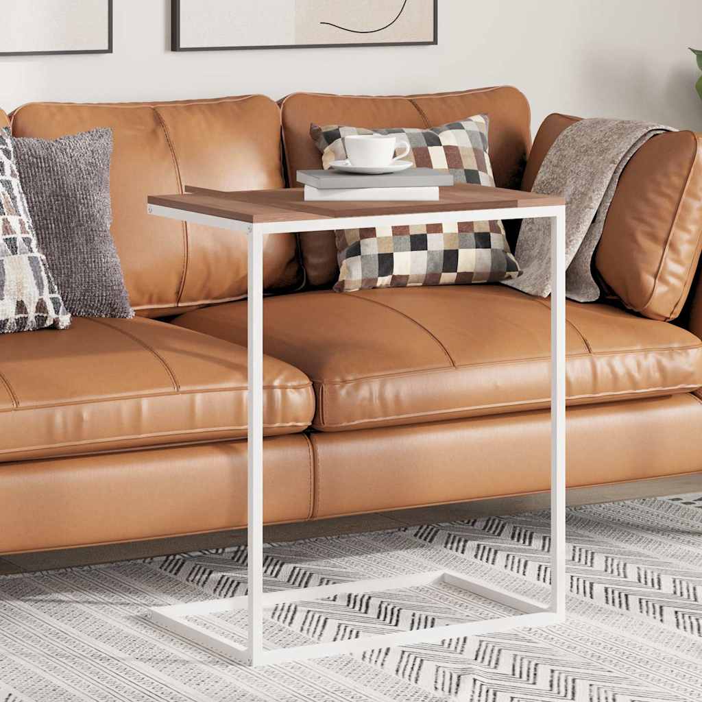 Beistelltisch Weiß 55x35x66 cm Holzwerkstoff