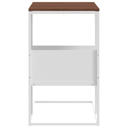 Beistelltisch Weiß 55x36x59,5 cm Holzwerkstoff