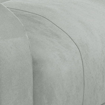 Massagesessel Elektrisch Hellgrau Samt