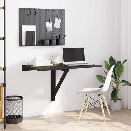 Wand-Klapptisch Schwarz 100x60x56 cm Holzwerkstoff