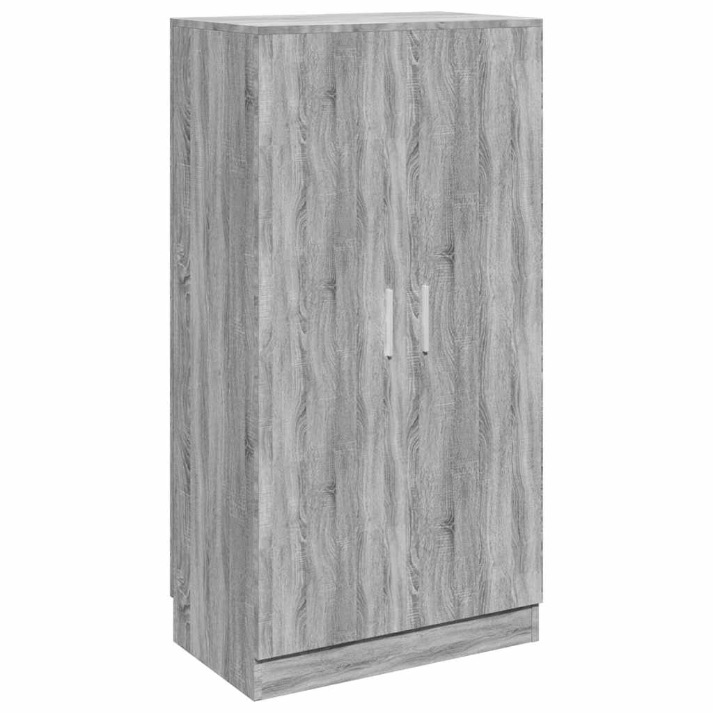 Schuhschrank Grau Sonoma 55x35x108 cm Holzwerkstoff