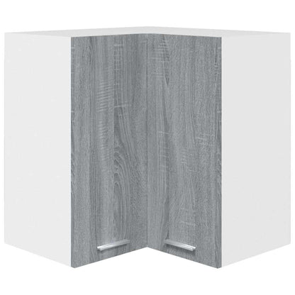 Eck-Hängeschrank Lyon Grau Sonoma 57x57x60 cm Holzwerkstoff