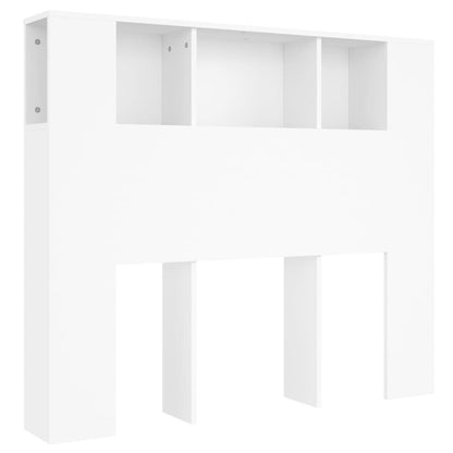 Kopfteilschrank Weiß 120 x 18,5 x 102,5 cm