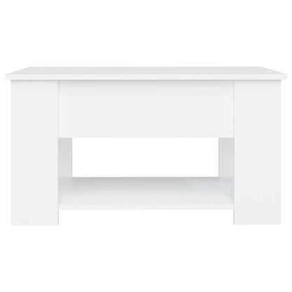 Couchtisch Weiß 79x49x41 cm Holzwerkstoff