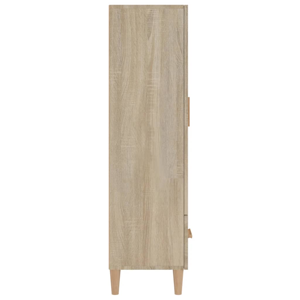 Highboard Sonoma-Eiche 70x31x115 cm Holzwerkstoff