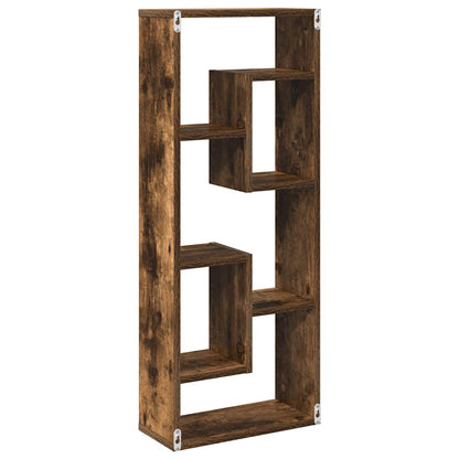 Wandregal Räuchereiche 36x16x90 cm Holzwerkstoff