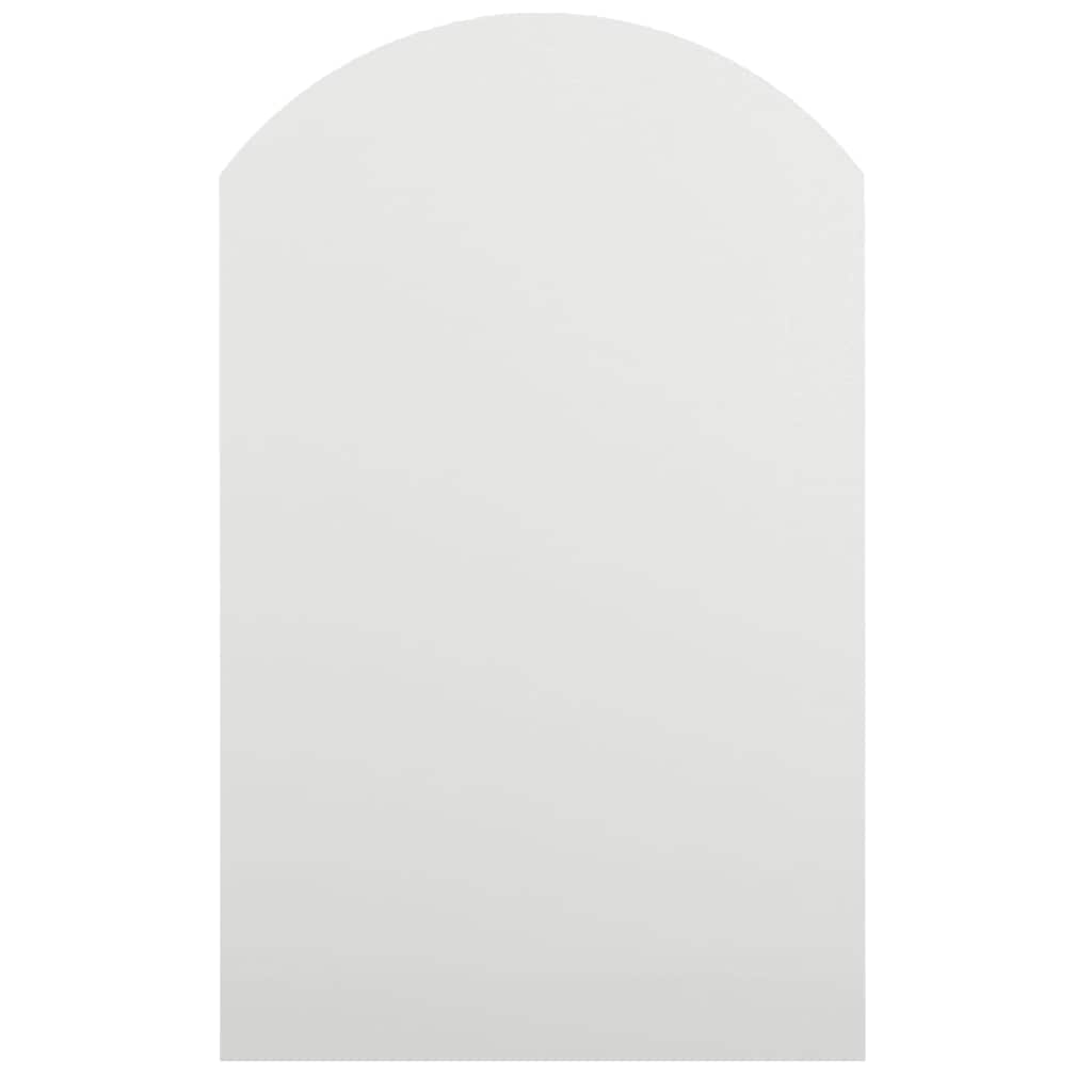 Spiegel mit LED-Leuchten 60x40 cm Glas Bogenförmig