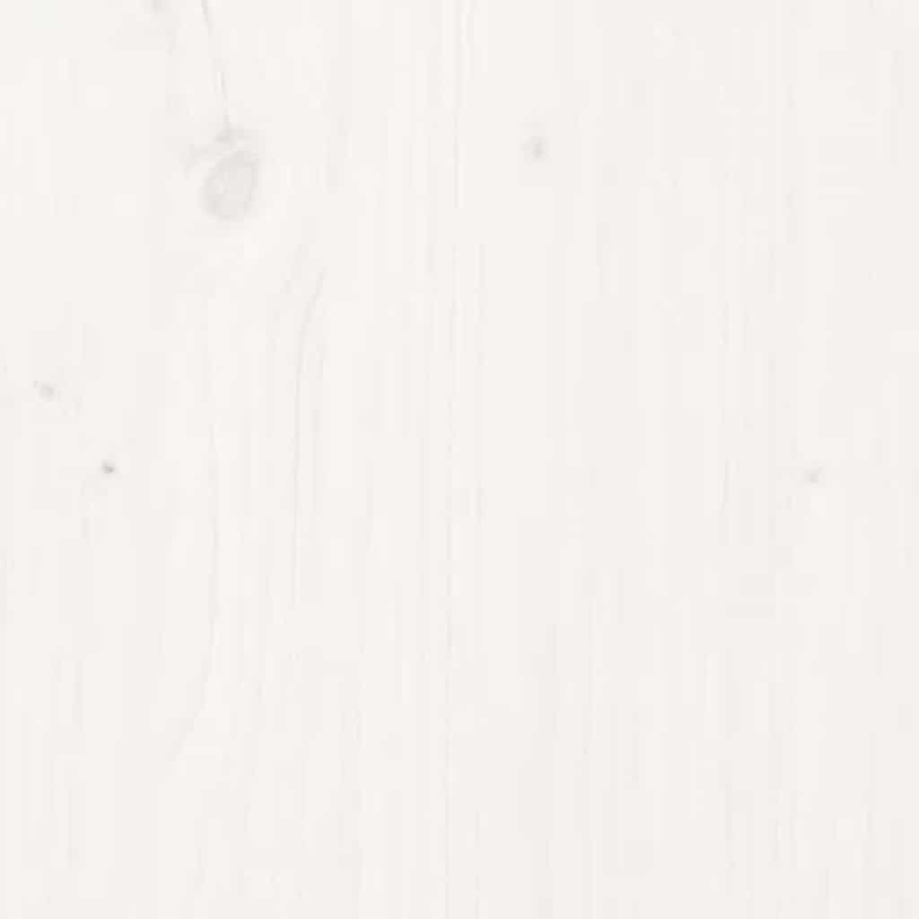 Massivholzbett Weiß 120x190 cm