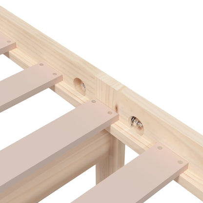 Massivholzbett ohne Matratze 75x190 cm