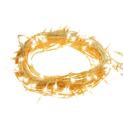 LED-Lichterkette mit 1000 LEDs Warmweiß 100 m PVC