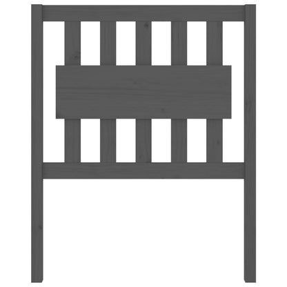 Kopfteil Grau 80,5x4x100 cm Massivholz Kiefer