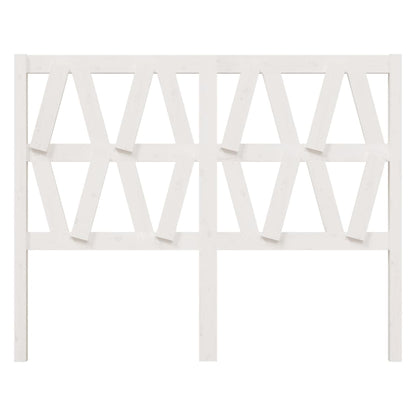 Kopfteil Weiß 126x4x100 cm Massivholz Kiefer