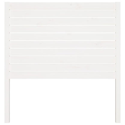 Kopfteil Weiß 96x4x100 cm Massivholz Kiefer