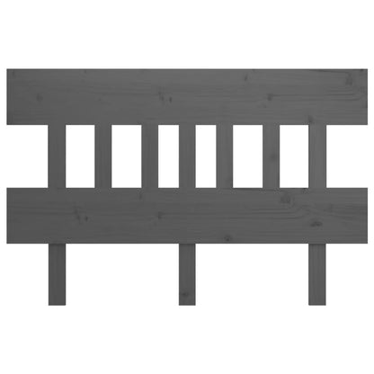 Kopfteil Grau 143,5x3x81 cm Massivholz Kiefer