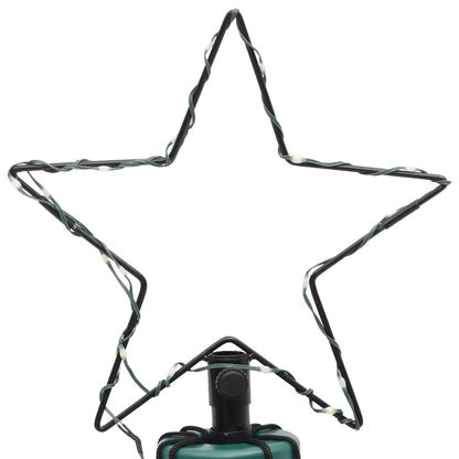 LED-Weihnachtsbaum mit Erdnägeln Warmweiß 732 LEDs 500 cm