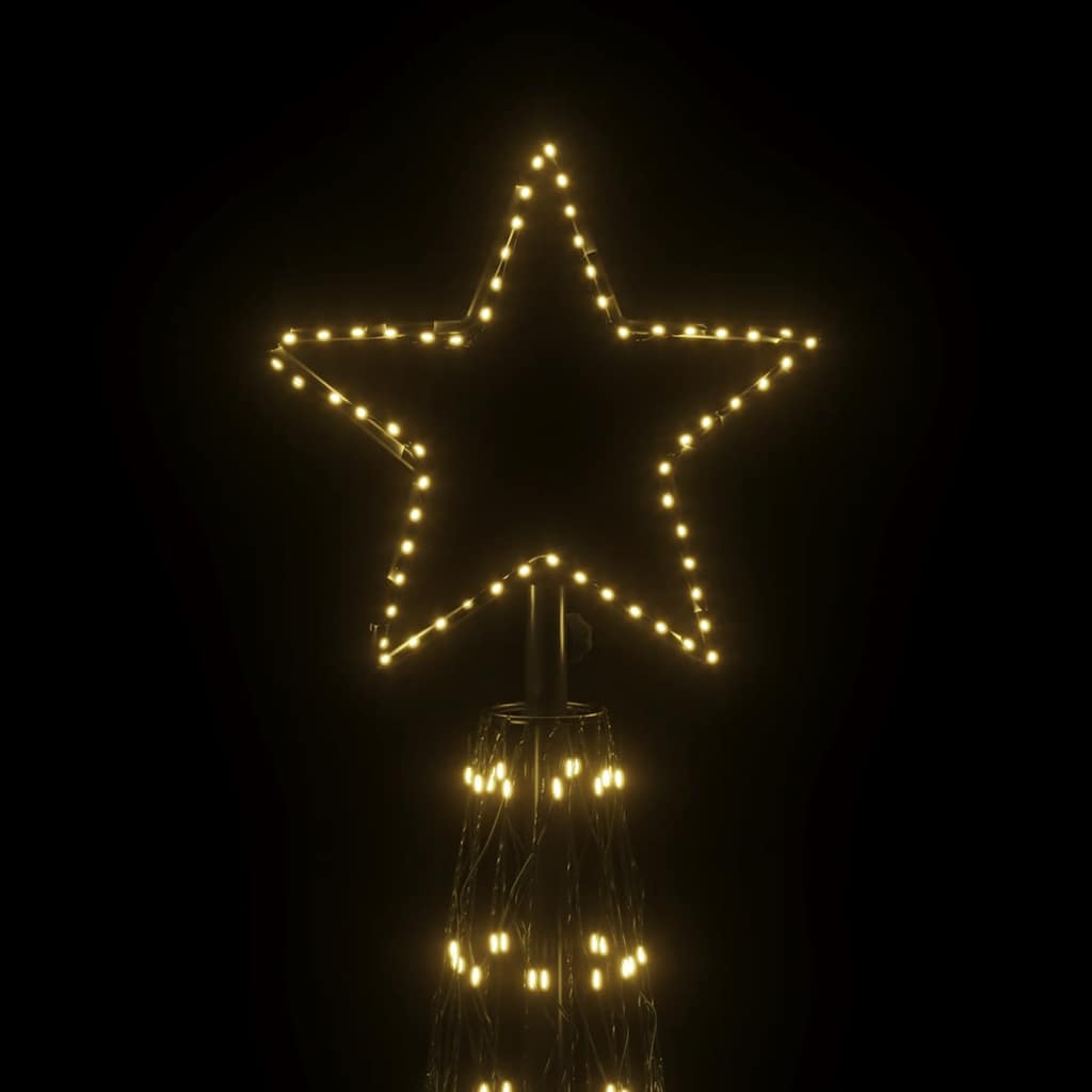 LED-Weihnachtsbaum Kegelform Warmweiß 3000 LEDs 230x800 cm