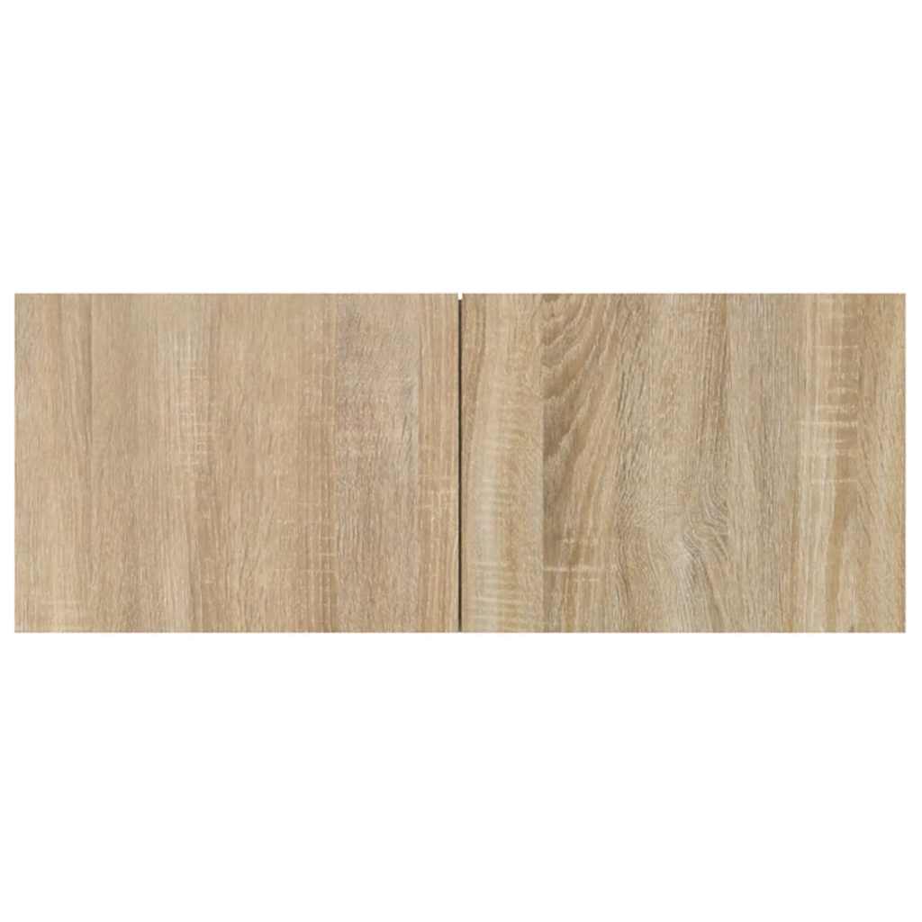 TV-Schränke 2 Stk. Sonoma-Eiche 80x30x30 cm Holzwerkstoff