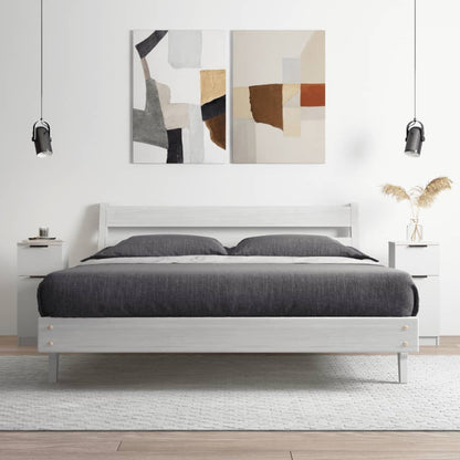 Sideboards 2 Stk. Weiß 30x30x70 cm Holzwerkstoff