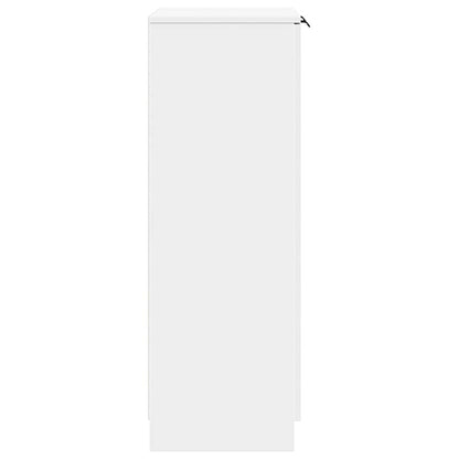 Schuhschrank Weiß 59x35x100,5 cm Holzwerkstoff