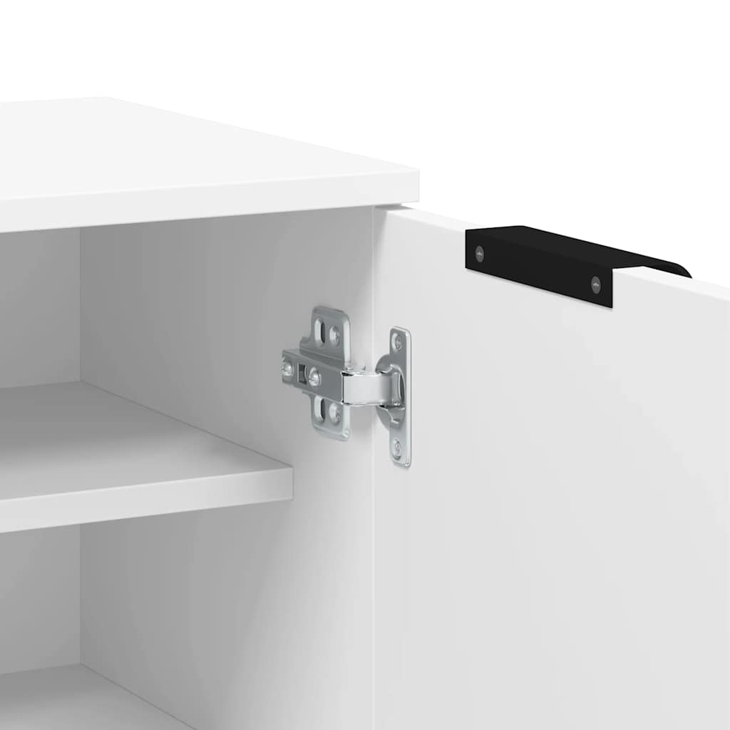 Schuhschrank Weiß 59x35x100,5 cm Holzwerkstoff