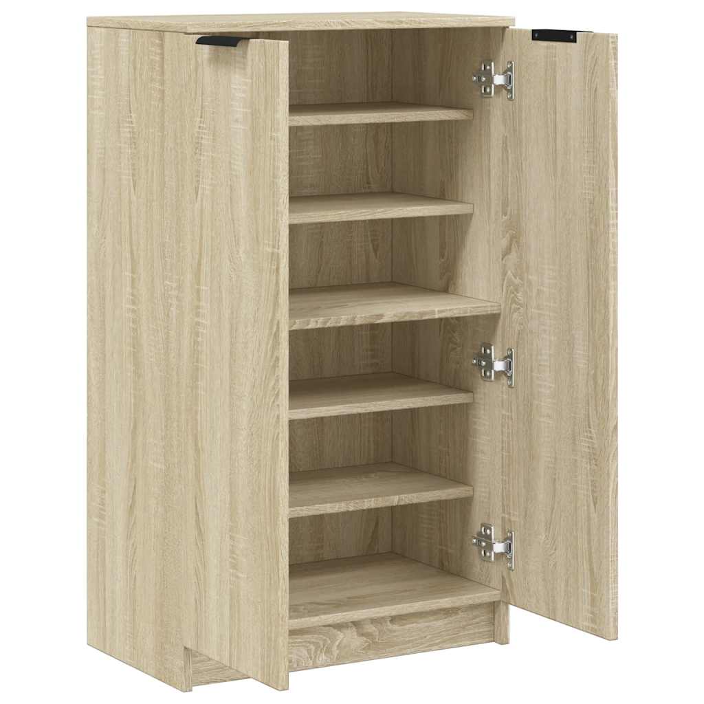 Schuhschrank Sonoma-Eiche 59x35x100,5 cm Holzwerkstoff