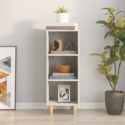 Sideboard Betongrau 34,5x32,5x90 cm Holzwerkstoff