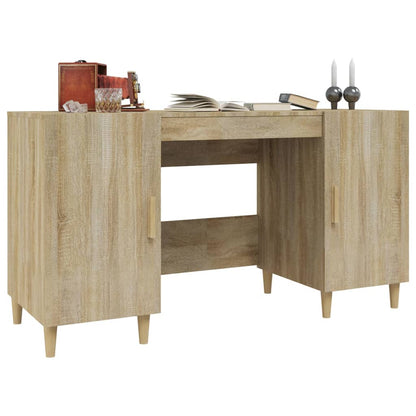 Schreibtisch Sonoma-Eiche 140x50x75 cm Holzwerkstoff
