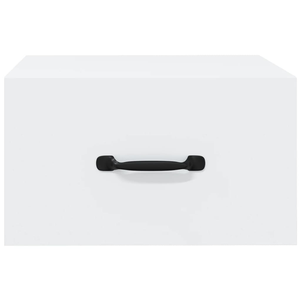 Wand-Nachttisch Weiß 35x35x20 cm