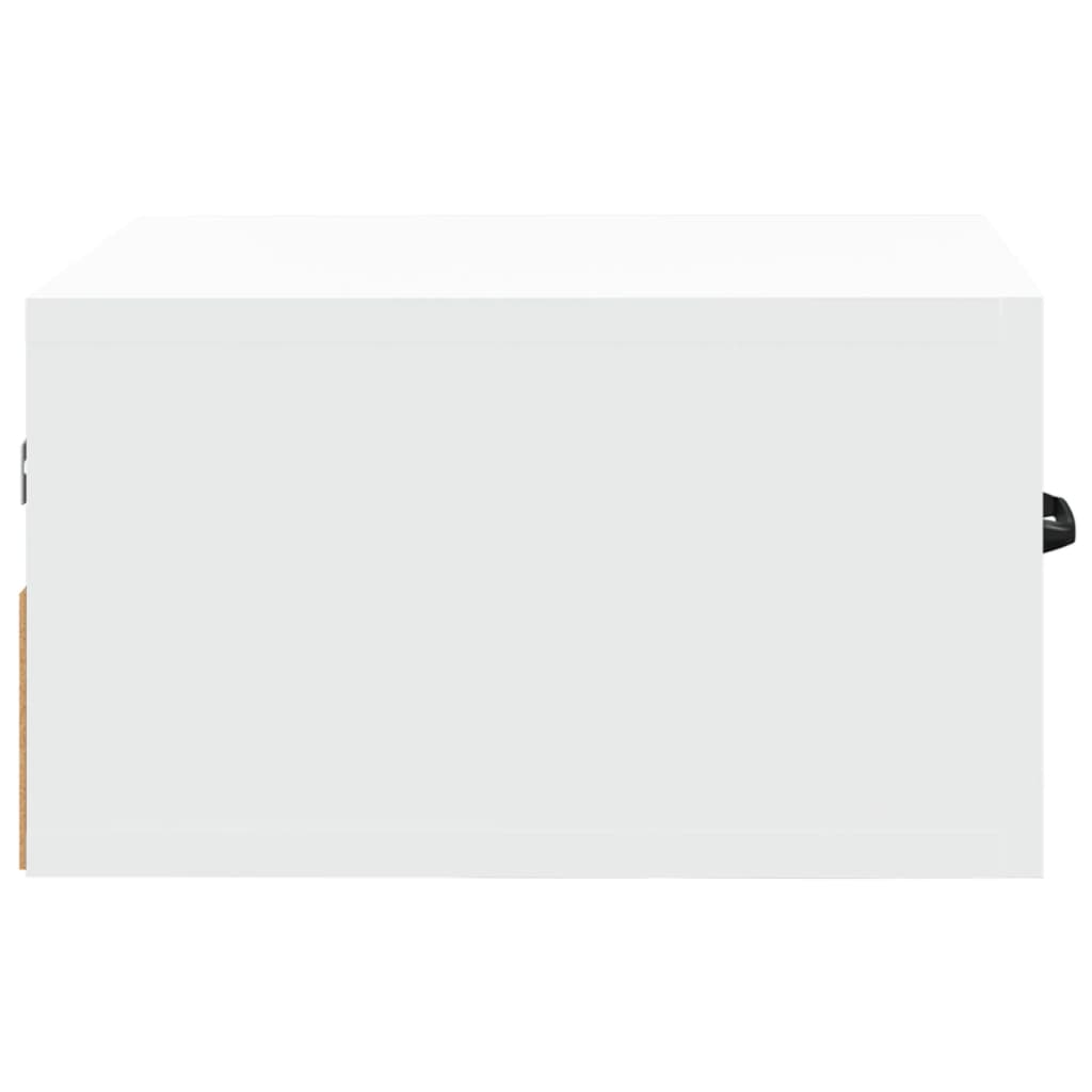 Wand-Nachttisch Weiß 35x35x20 cm