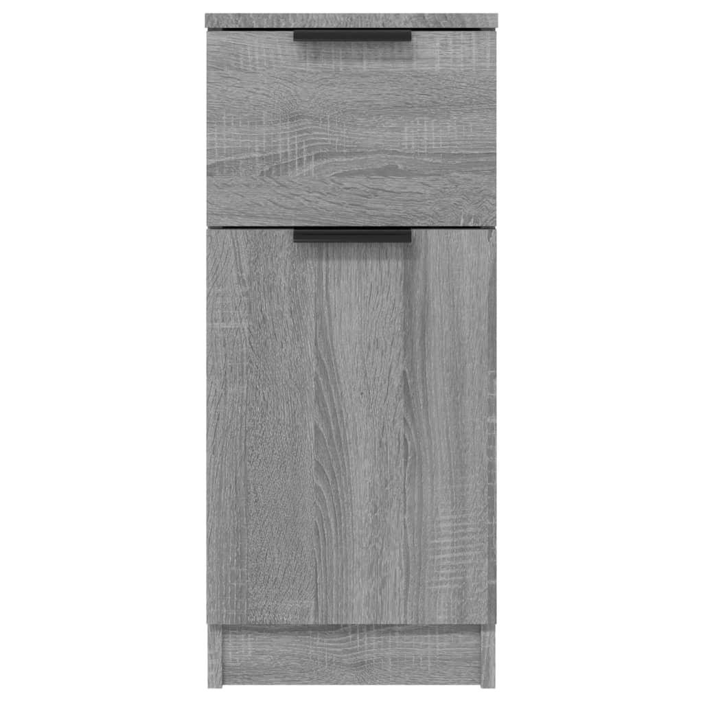 Sideboards 2 Stk. Grau Sonoma 30x30x70 cm Holzwerkstoff