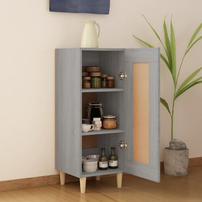 Sideboard Grau Sonoma 34,5x34x90 cm Holzwerkstoff