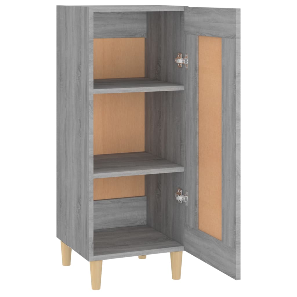 Sideboard Grau Sonoma 34,5x34x90 cm Holzwerkstoff