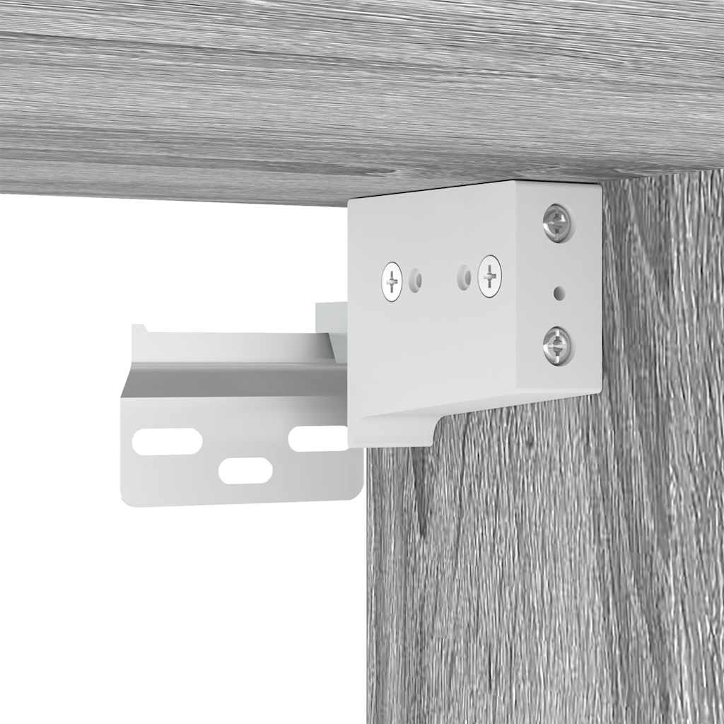 7-tlg. TV-Schrank-Set Grau Sonoma Holzwerkstoff