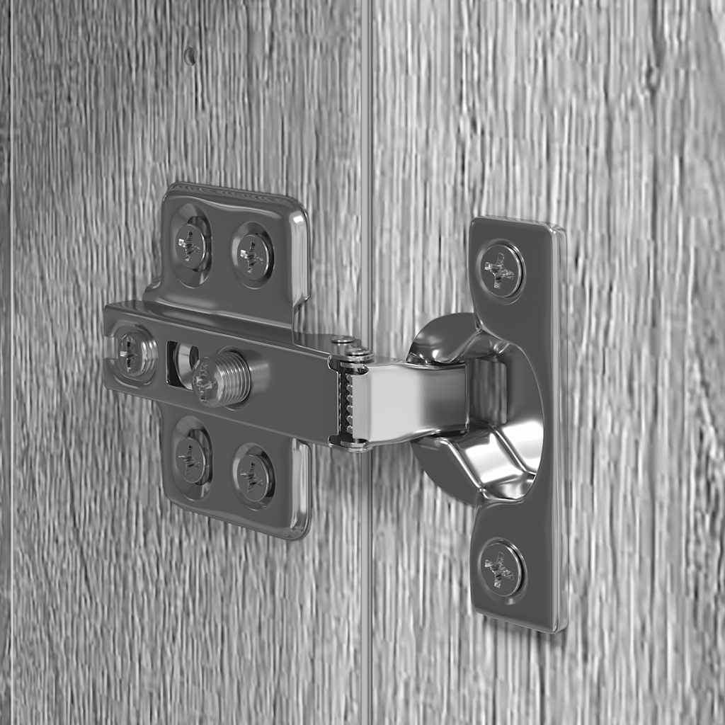 4-tlg. TV-Schrank-Set Grau Sonoma Holzwerkstoff